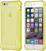 iPhone 6s Case, LUVVITT [Clear Grip] Soft Slim Flexible TPU Back Cover Transparent Rubber Case for Apple iPhone 6 / iPhone 6s (4.7 inch) - Neon Yellow